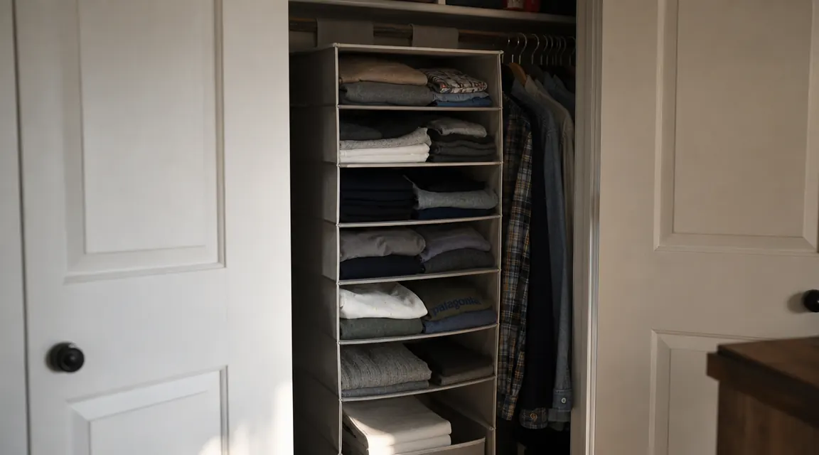 How a $12 Hanging Shelf Quietly Fixed My Morning Routine